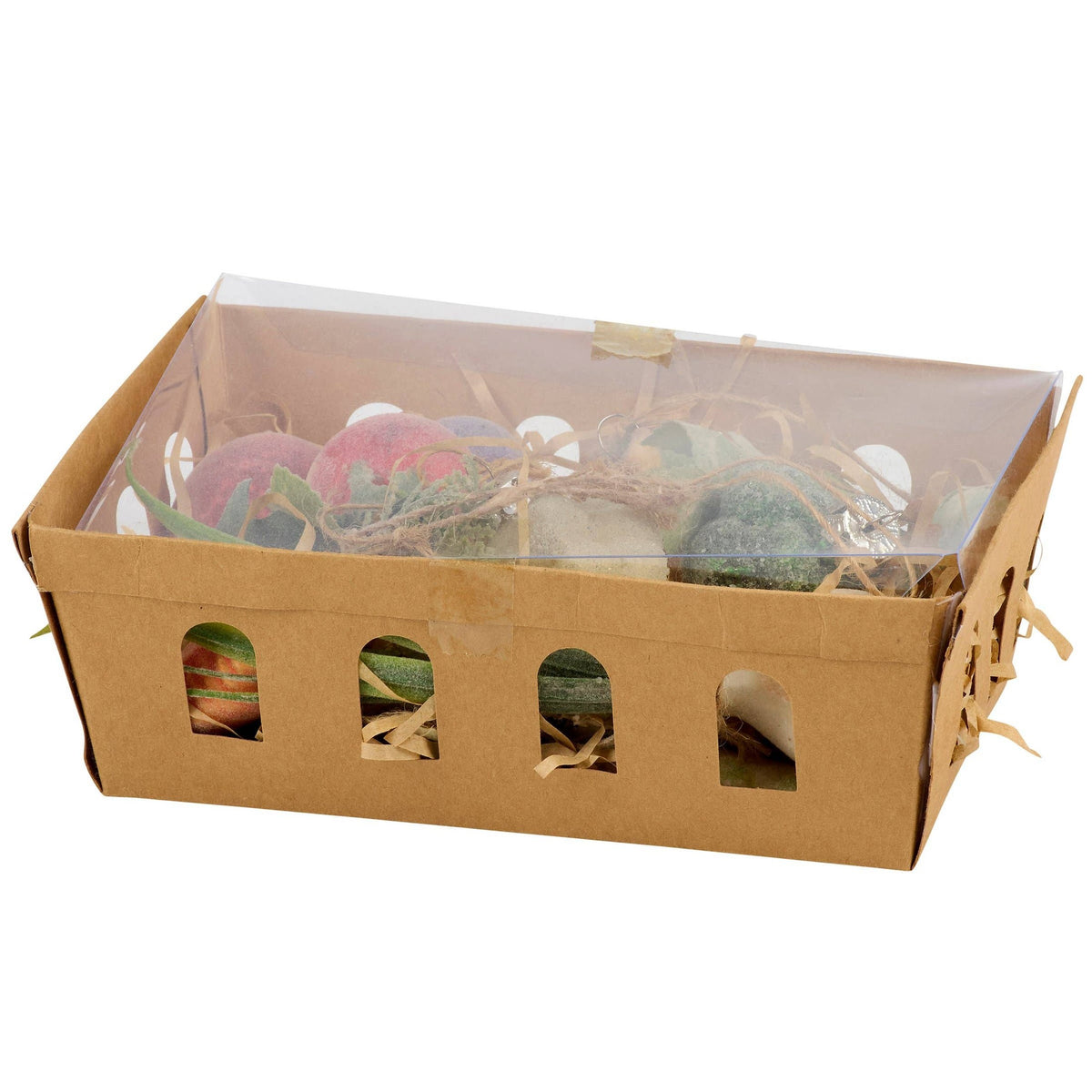 Glass Veggies Ornament Set