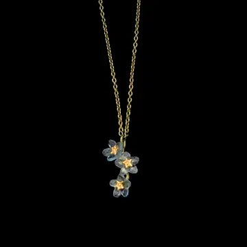 Michaud - Forget Me Not Triple Flower Pendant
