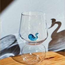 Load image into Gallery viewer, Whale Figurine Drinking Glass

