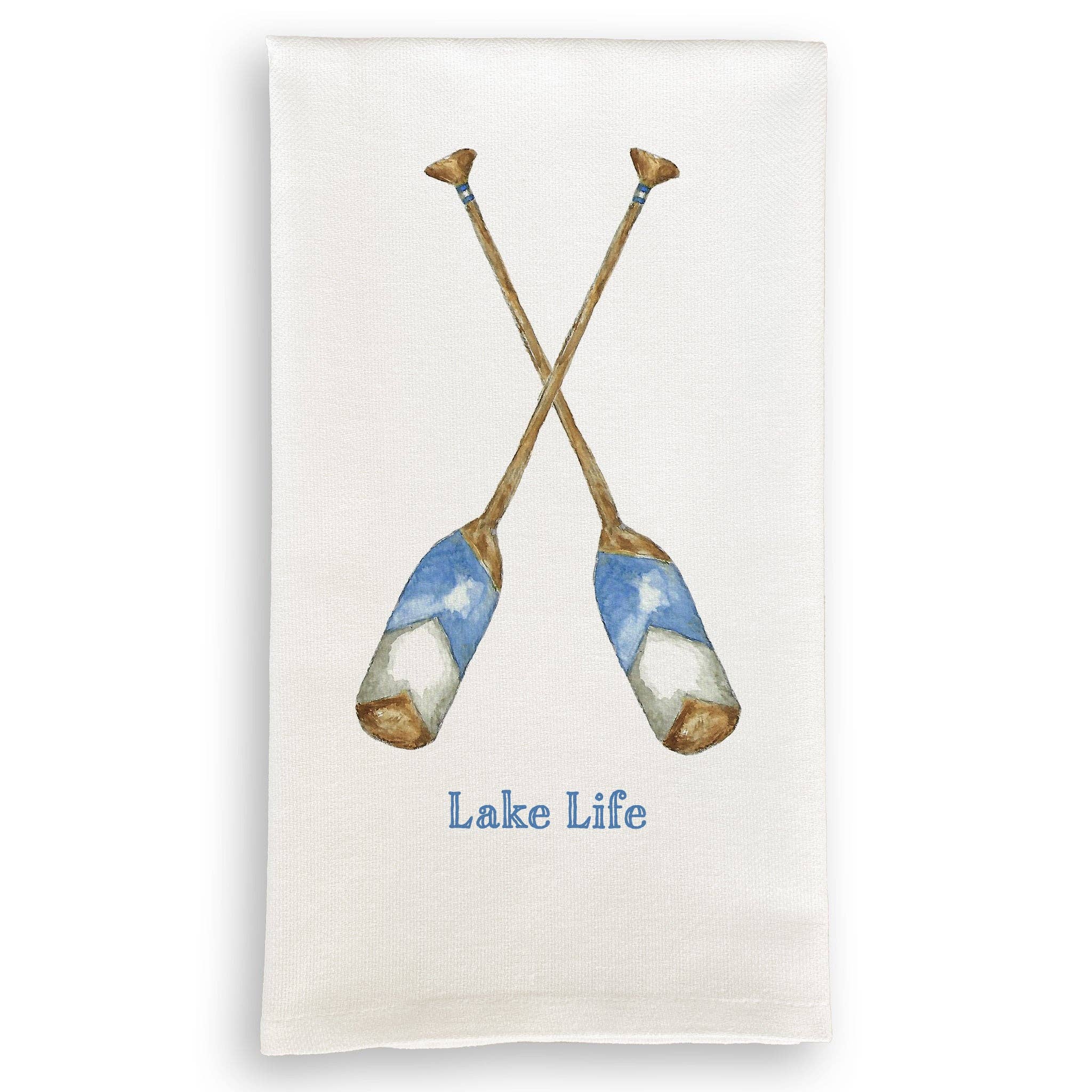 Blue Paddles Hand Towels