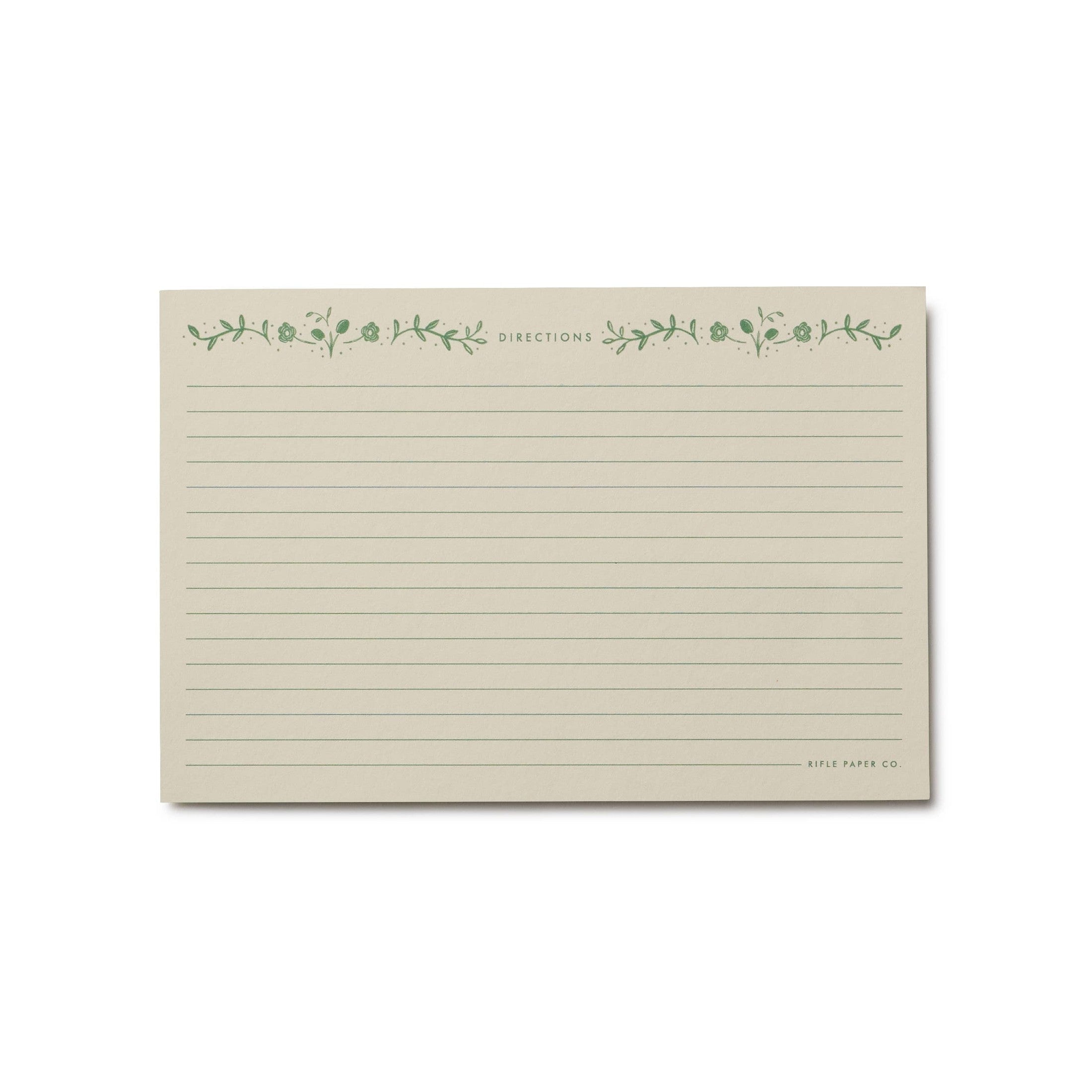 Pack of 12 Artichoke Recipe Cards