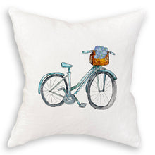 Load image into Gallery viewer, Blue Bike with Hydrangeas
