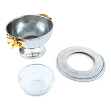 Load image into Gallery viewer, Gold Sturgeon Caviar Server
