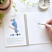 Load image into Gallery viewer, Birds watercolor workbook
