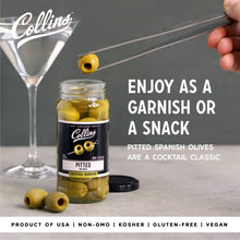 Load image into Gallery viewer, Gourmet Spanish Pitted Cocktail Olives - 4oz
