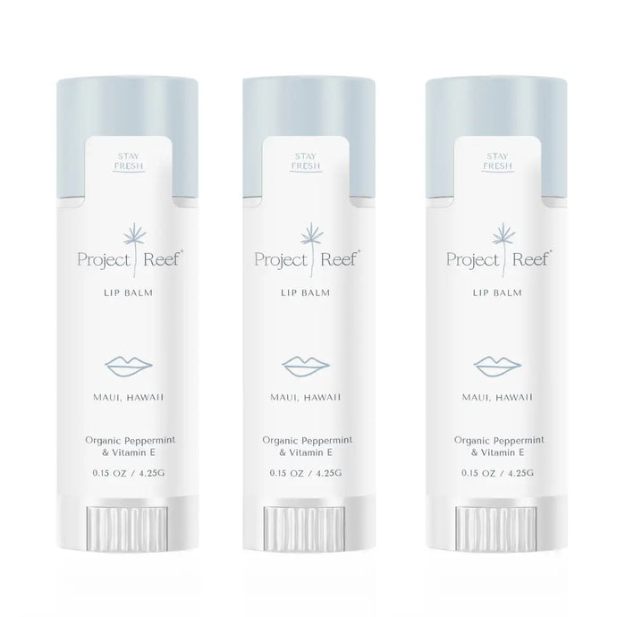 Project Reef Organic Peppermint & Vitamin E Lip Balm