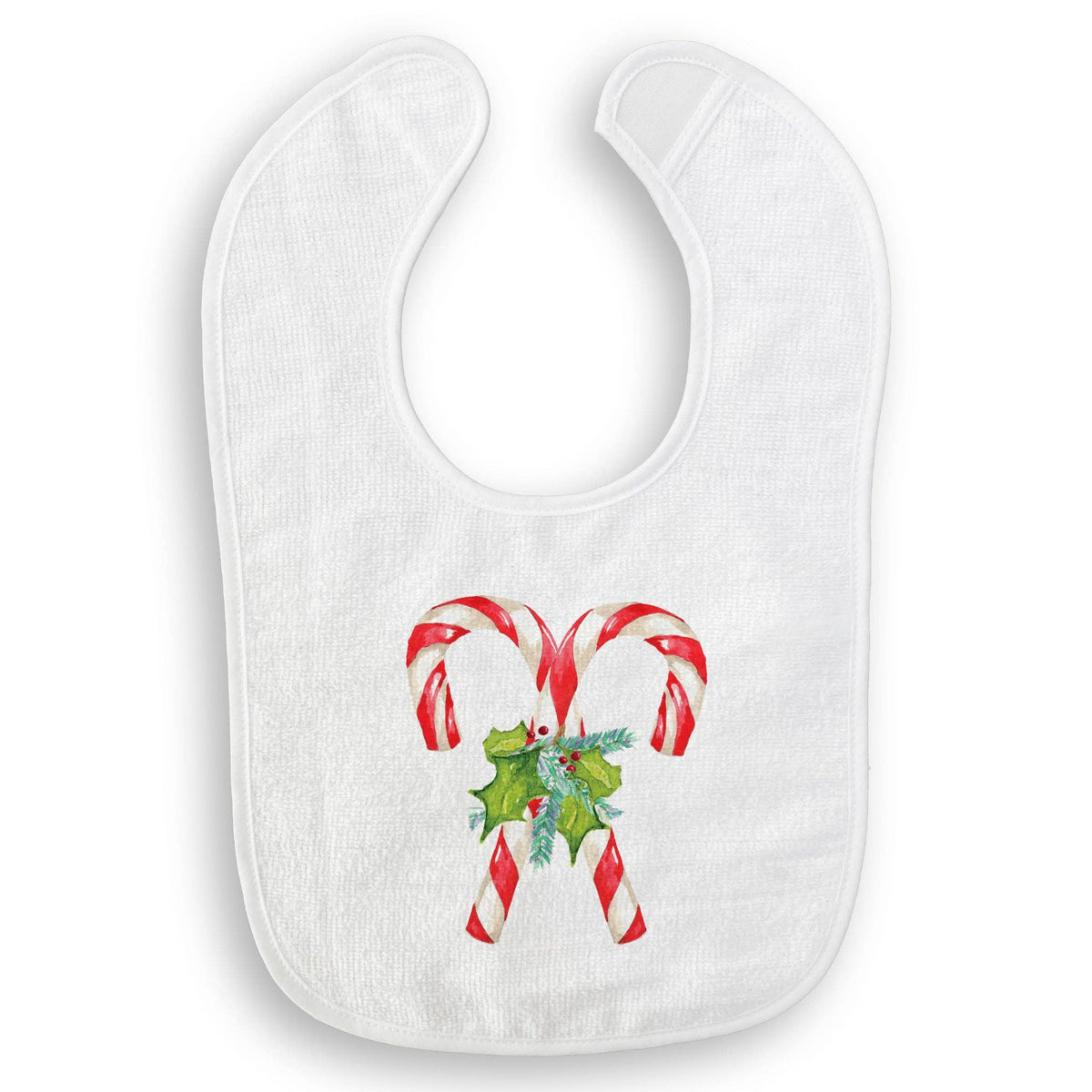Candy Canes with Greens Kitchen Towel