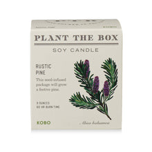 Load image into Gallery viewer, Rustic Pine Plant the Box Candle
