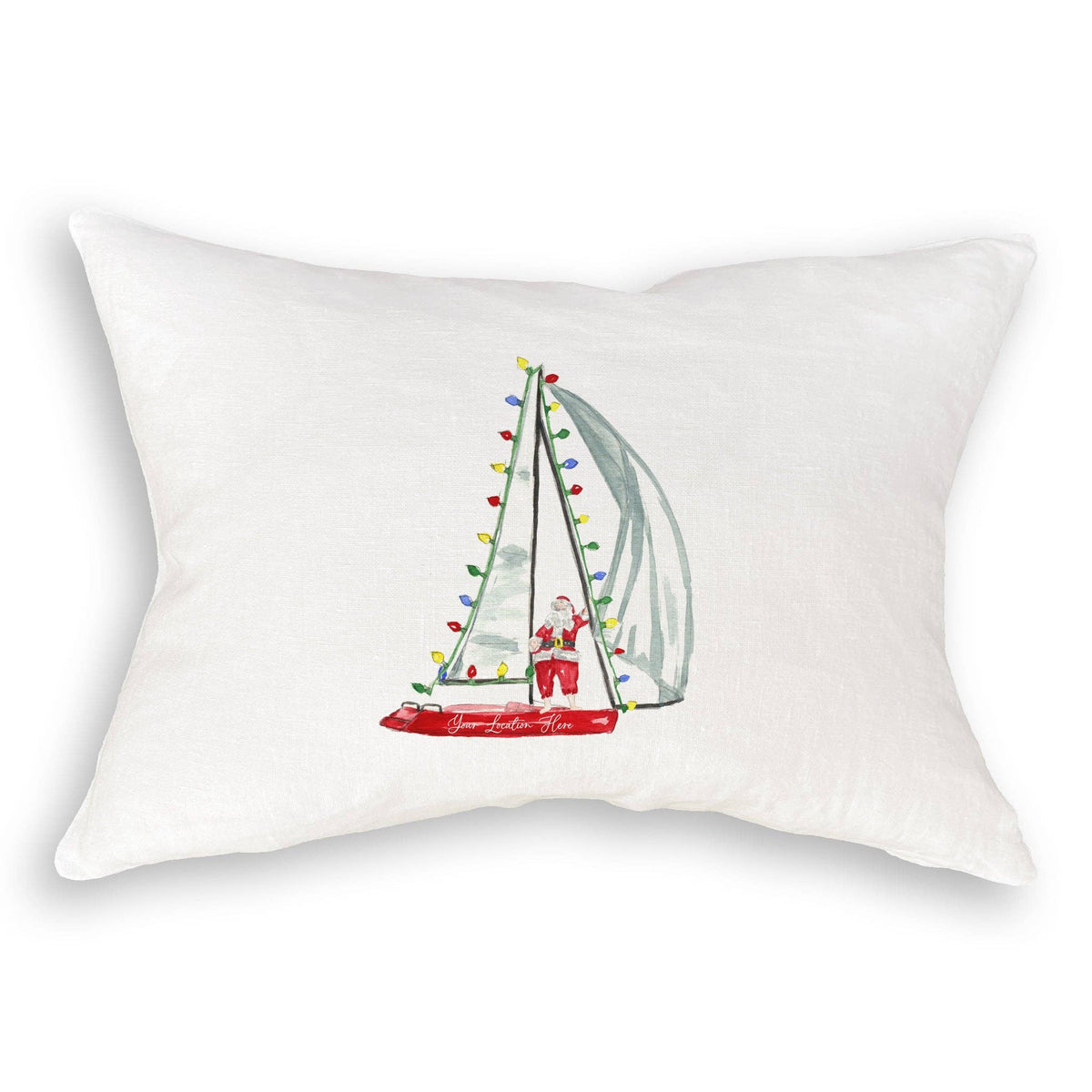 Sailing Santa Kitchen Towel