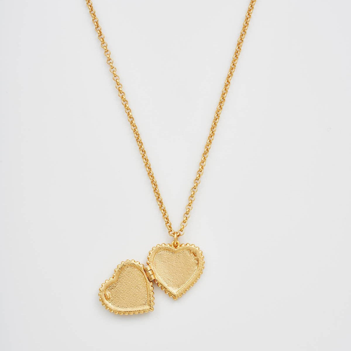 Jasmine Heart Locket Necklace