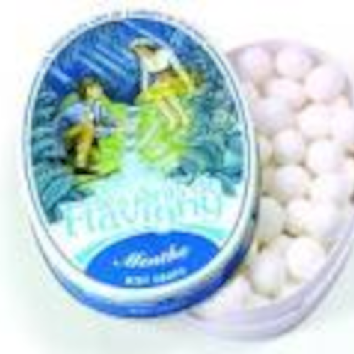 Anis de Flavigny Mint pastilles  oval tin