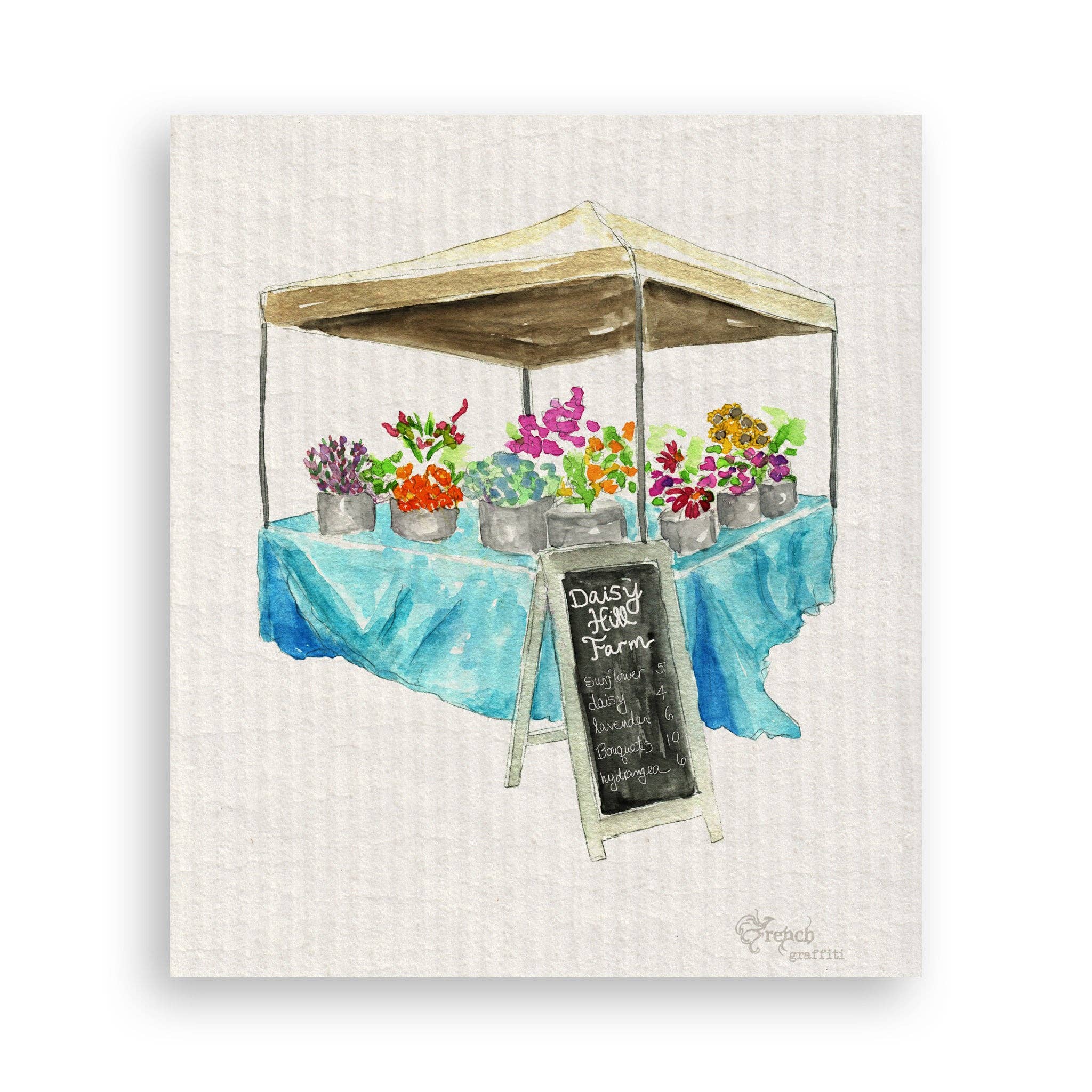 Farmer's Market Flower Stand