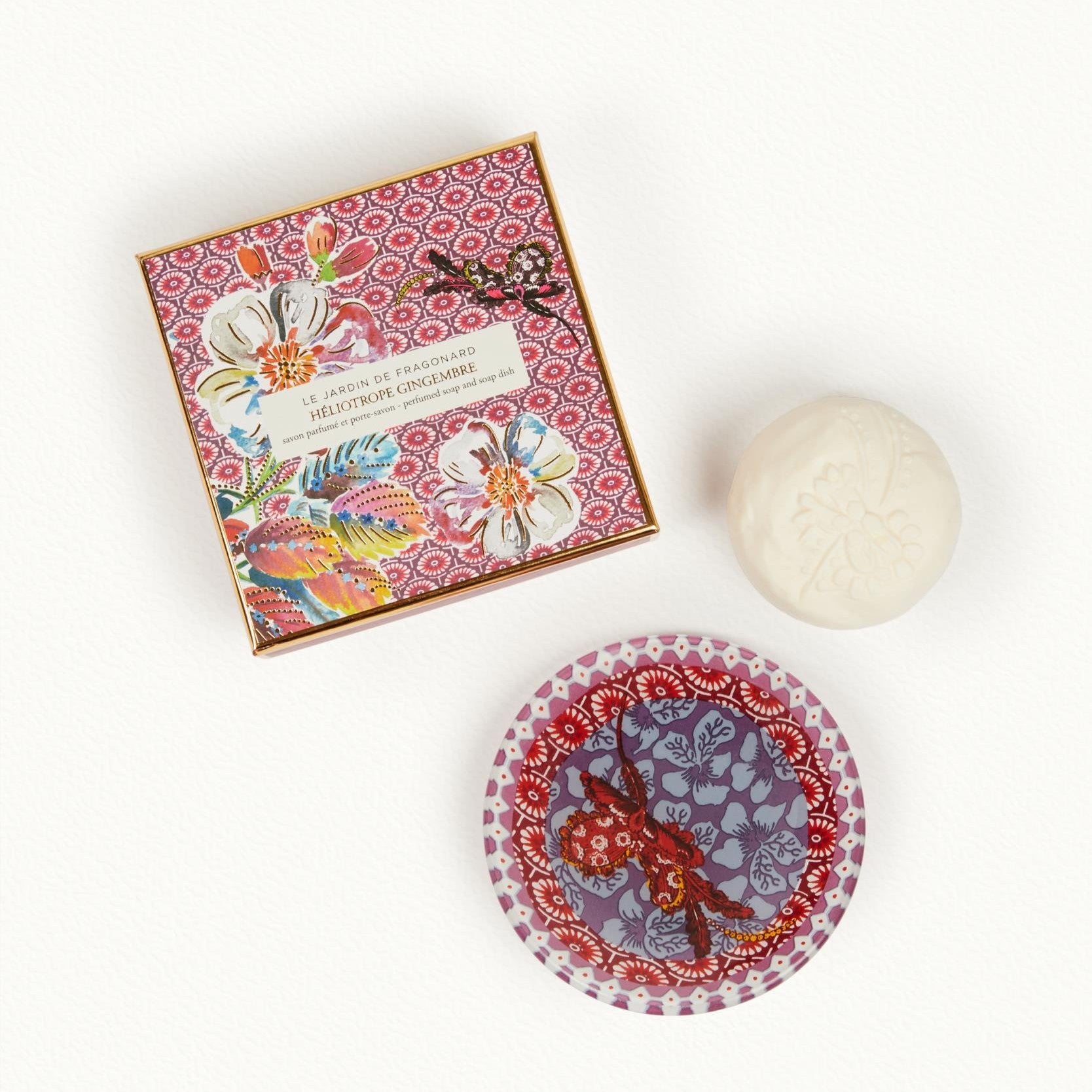 Heliotrope Gingembre Soap Dish & Soap