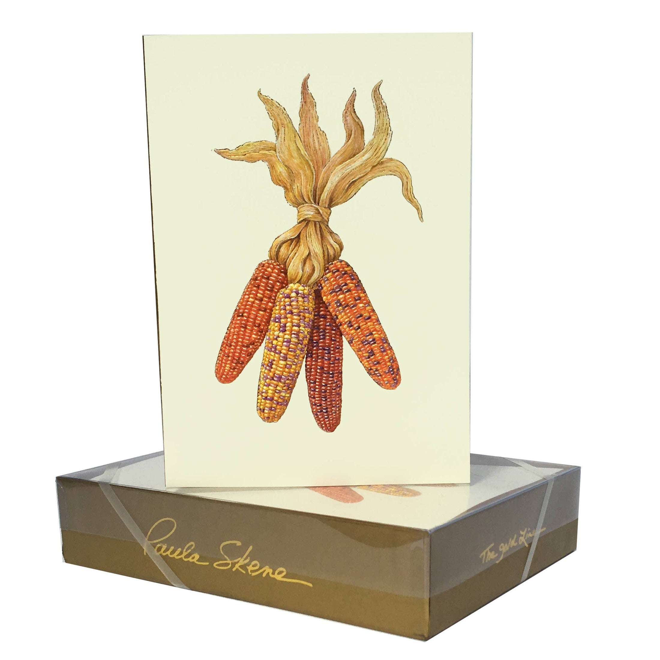 Indian Corn Bouquet Thanksgiving Card