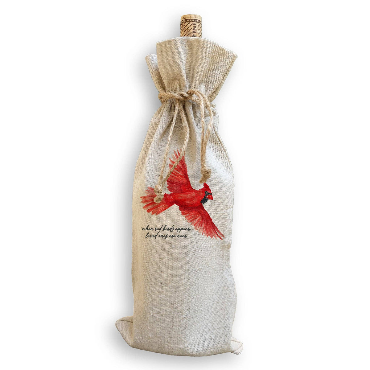 Flying Cardinal Kitchen Towel