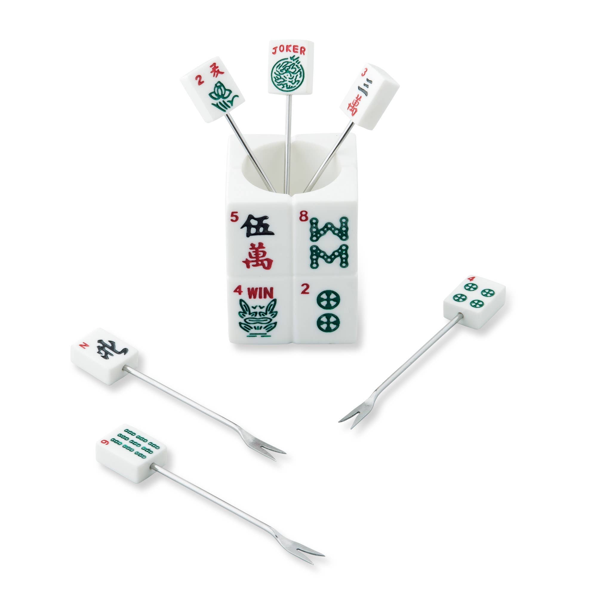 7-Piece MaJong Cocktail Pick Set