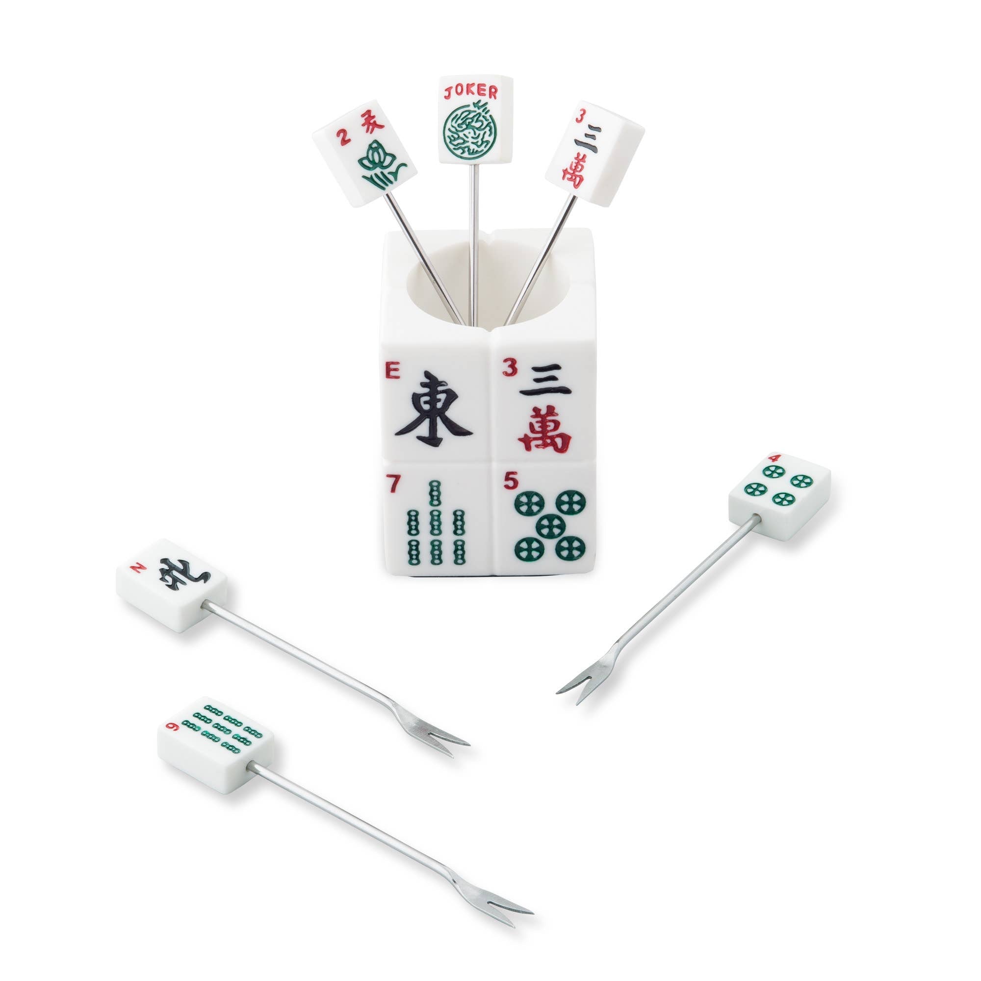 7-Piece MaJong Cocktail Pick Set