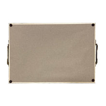 Load image into Gallery viewer, "Rowing Ashore" Decorative Tray w/ Brass Handles
