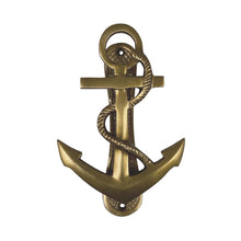 Load image into Gallery viewer, Antiqued Brass Anchor Door Knocker | 6-1/2” | Home accents
