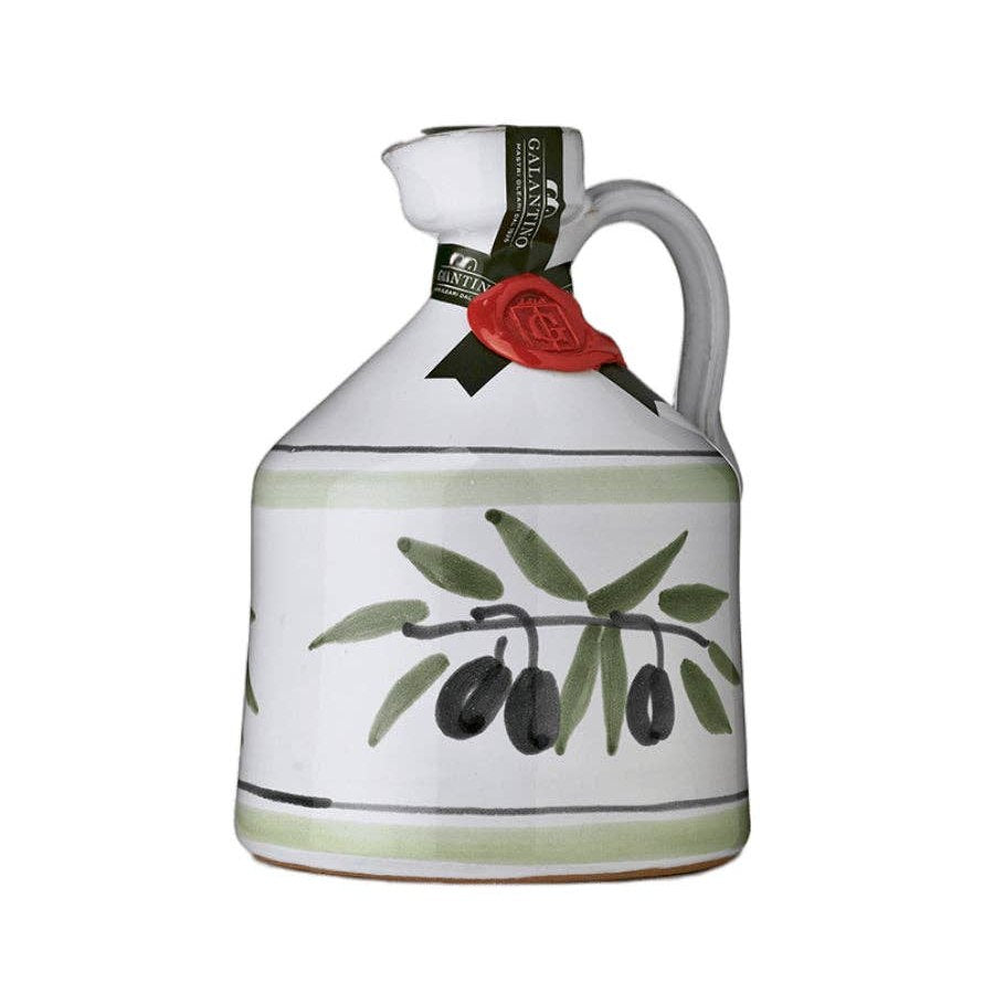 Angel EVOO in Hand Painted Ceramic by Frantoio Galantino