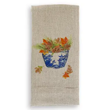 Load image into Gallery viewer, French Graffiti Natural Linen Hand Towels
