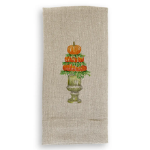 Load image into Gallery viewer, French Graffiti Natural Linen Hand Towels
