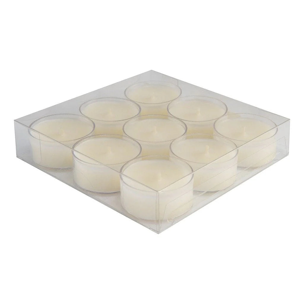 Box of 9 Ivory Tealights by Creative Candles