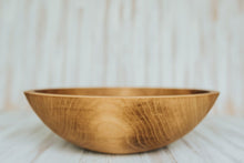 Load image into Gallery viewer, 15 Inch Light Walnut Serving Bowl
