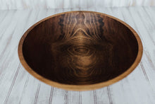 Load image into Gallery viewer, 17 Inch Dark Walnut Serving Bowl
