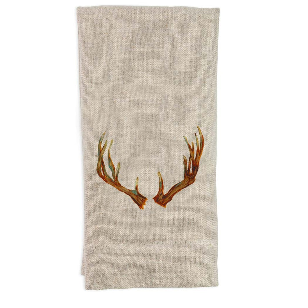 Light Brown Antlers Guest Towel