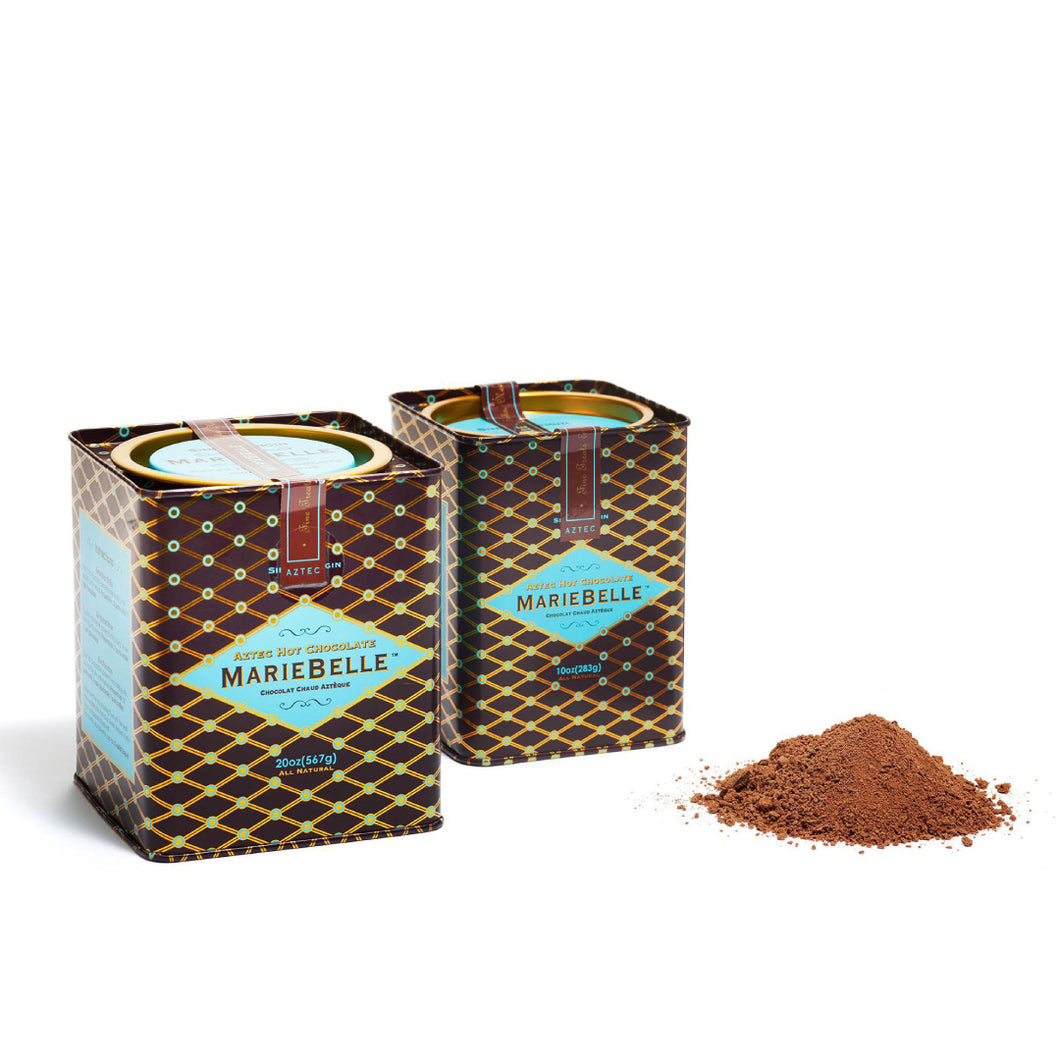 MarieBelle New York 10oz Aztec Dark Hot Chocolate Tin