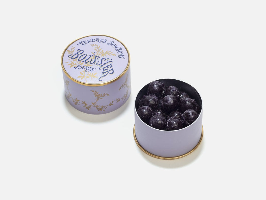 Maison Boissier Bonbons Boule Poudrier - Violet